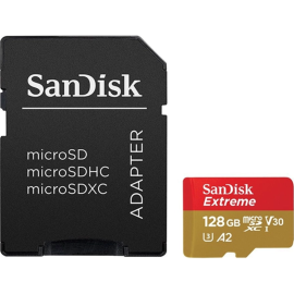 Карта памяти «SanDisk» Extreme microSDXC, 128GB, SDSQXA1-128G-GN6MA