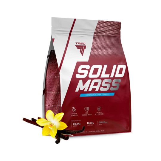 ГЕЙНЕР TREC NUTRITION SOLID MASS (3000ГР) ВАНИЛЬ (Польша)