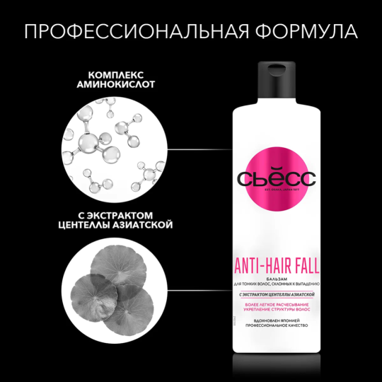 Бальзам для волос «Сьесc» Anti-Hair Фаll, 450 мл