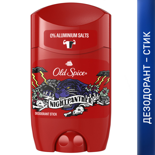 Дез­одо­рант-стик твер­дый муж­ской Old Spice Night Panther 3 шт. х 50 мл