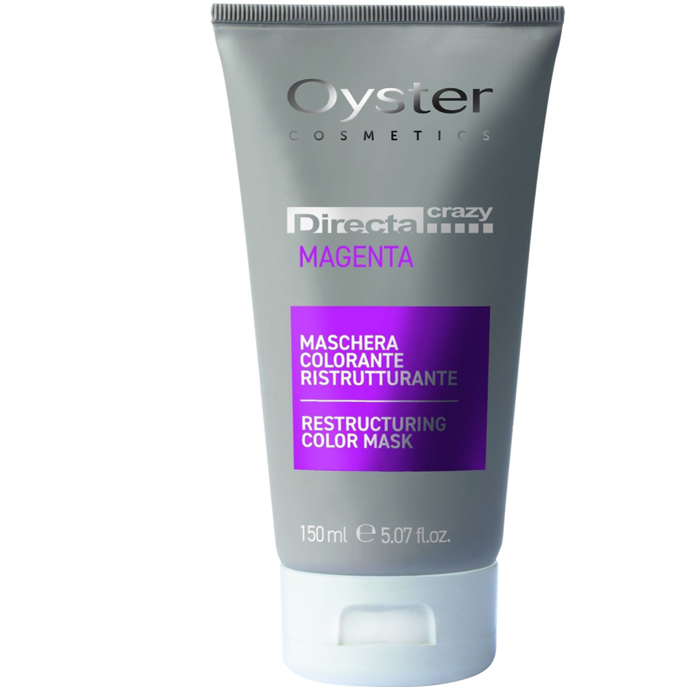 Маска для волос «Oyster» Directa Crazy Restructuring Color Mask, OYCT0215VIOL, пурпурный, 150 мл