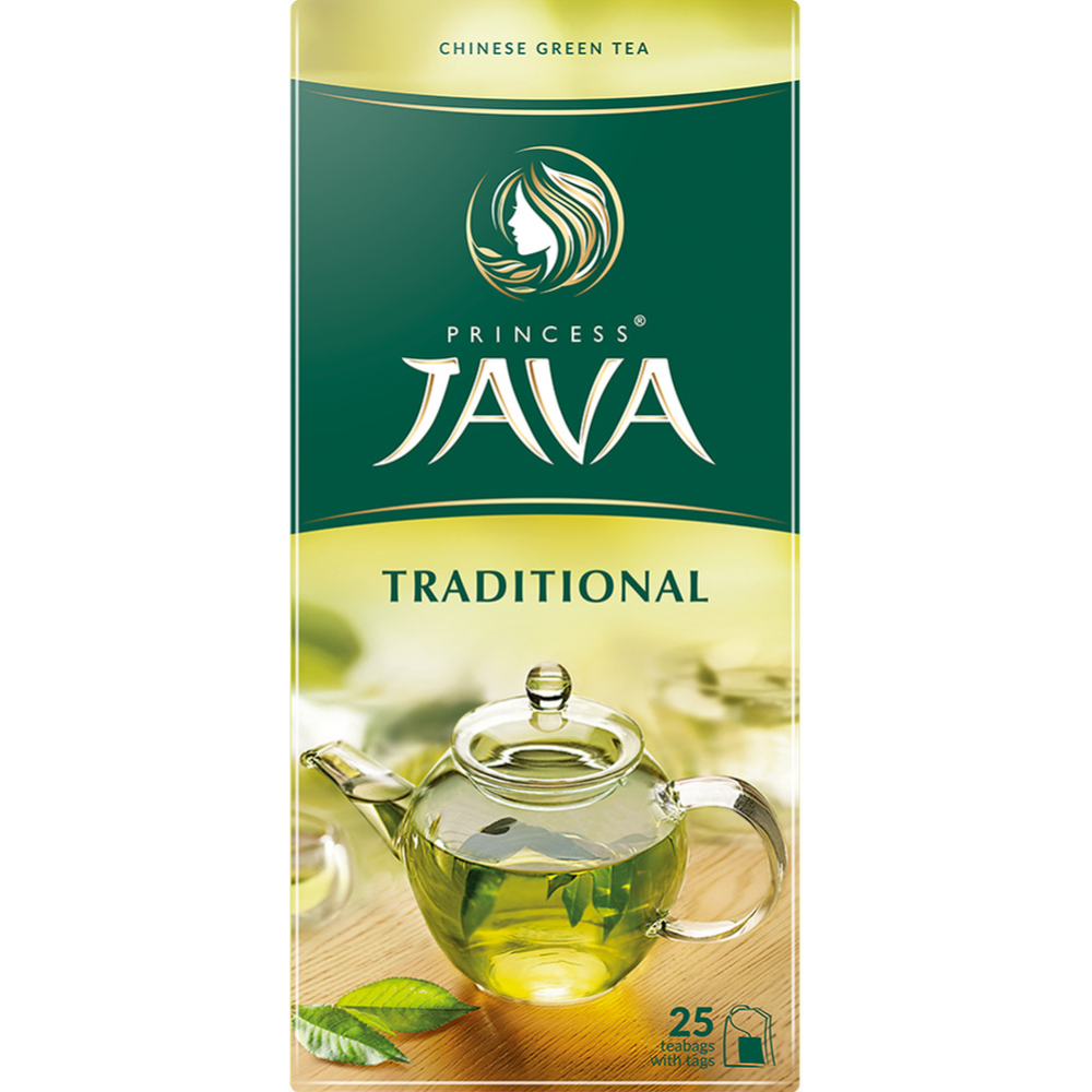 Чай зеленый «Принцесса Ява» Традиционный, 25х2 г