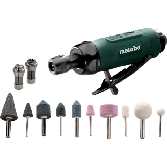 Пневмошлифмашина прямая «Metabo» DG 25 Set, 604116500