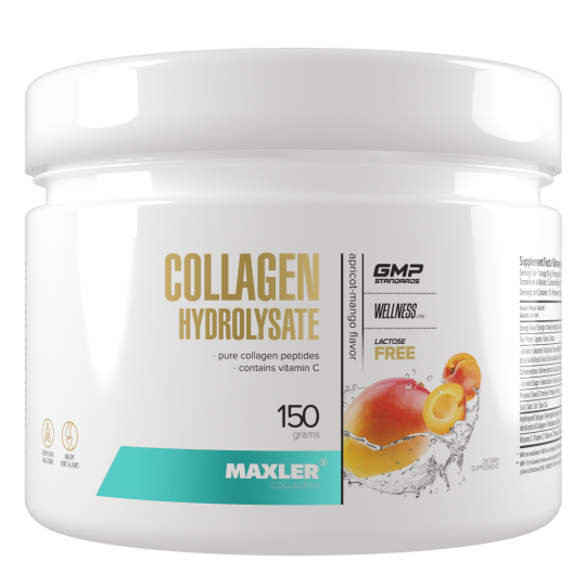 Коллаген Maxler Collagen Hydrolysate 150 g (can) - Apricot-Mango