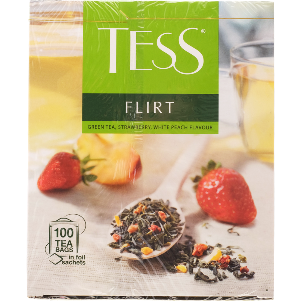 Чай зеленый «Tess» Flirt, 100 шт, 150 г