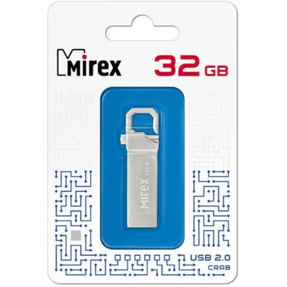 USB-накопитель «Mirex» Crab 32GB, 13600-ITRCRB32