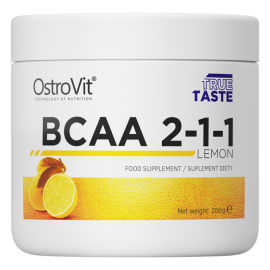 БЦАА BCAA 2-1-1 200 г Лимон OstroVit, Польша