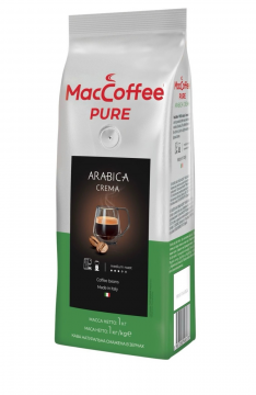 Кофе в зернах MacCoffee PURE Arabica Crema, 1 кг