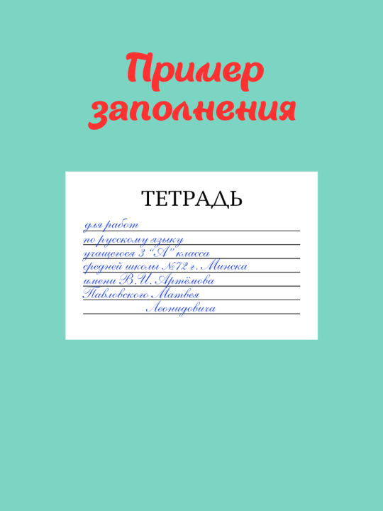 НАКЛЕЙКИ для подписания тетрадей, 24 штуки