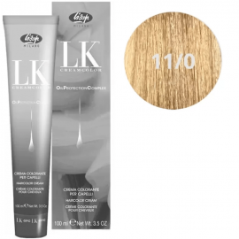 Крем-краска стойкая профессиональная для окрашивания волос LK Lisap Milano Cream Color 11/0 Очень Светлый Блондин Натуральный Экстрасветлый 100 мл