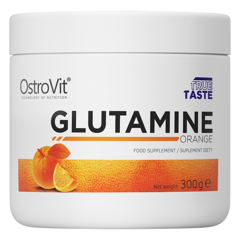 Глютамин OstroVit Glutamine Апельсин (Orange) 300 г (Польша)