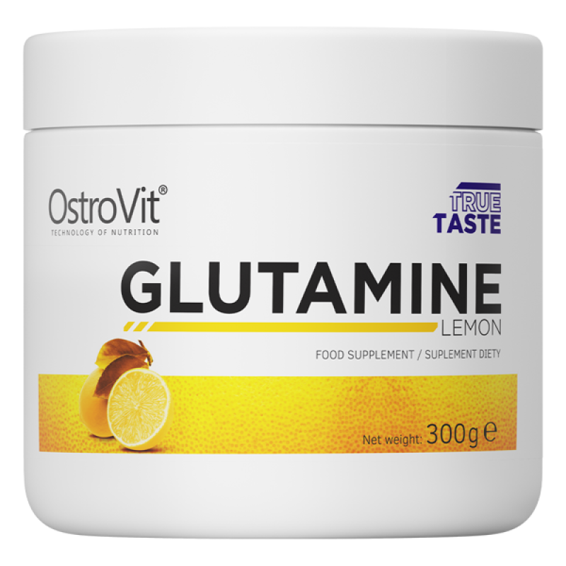 Глютамин OstroVit Glutamine Лимон  (Lemon) 300 г (Польша)