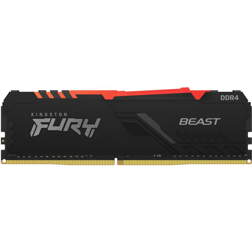 Оперативная память «Kingston» FURY Beast RGB 2x8GB DDR4 PC4-28800 KF436C17BBAK2/16