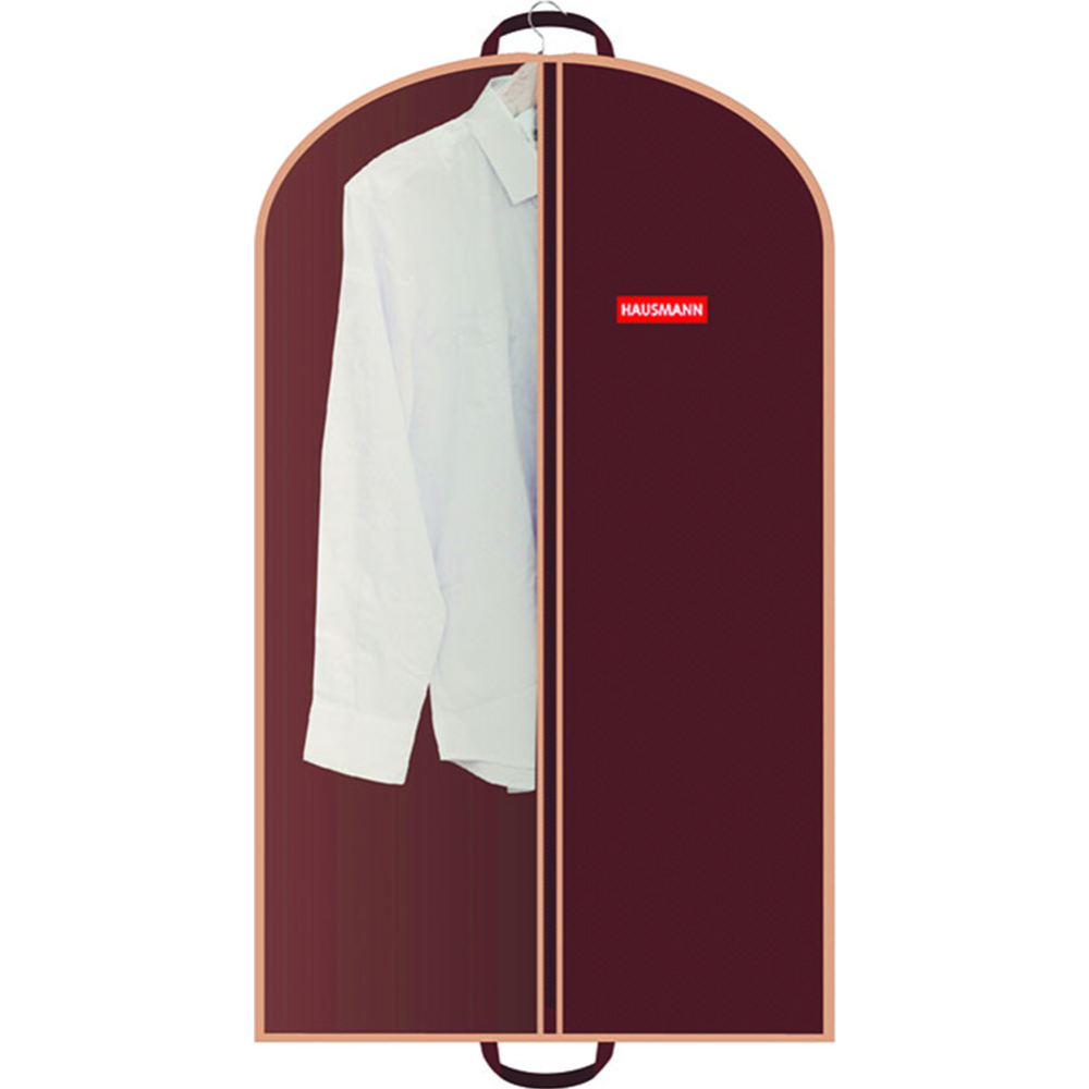 Чехол для одежды «Hausmann» 100x60 см, коричневый