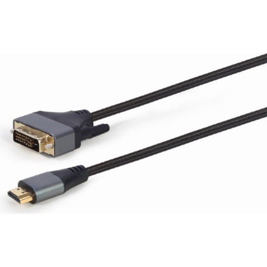 Кабель «Gembird» CC-HDMI-DVI-4K-6, 1.8 м