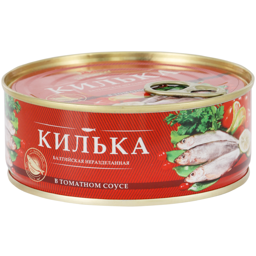 Консервы рыбные «За Родину» килька в томатном соусе, 240 г