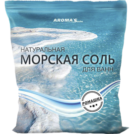 Соль морская для ванн с экстрактом ромашки, 1 кг