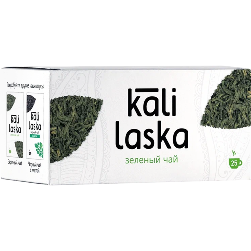 Чай зеленый «Kali Laska» байховый, 25х1.7 г, 42 г #0