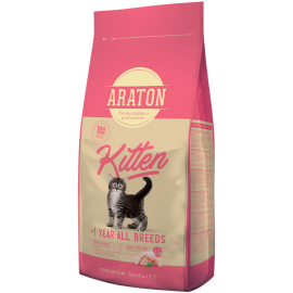 Корм для котят «Araton» курица,  до 1 года, 15 кг