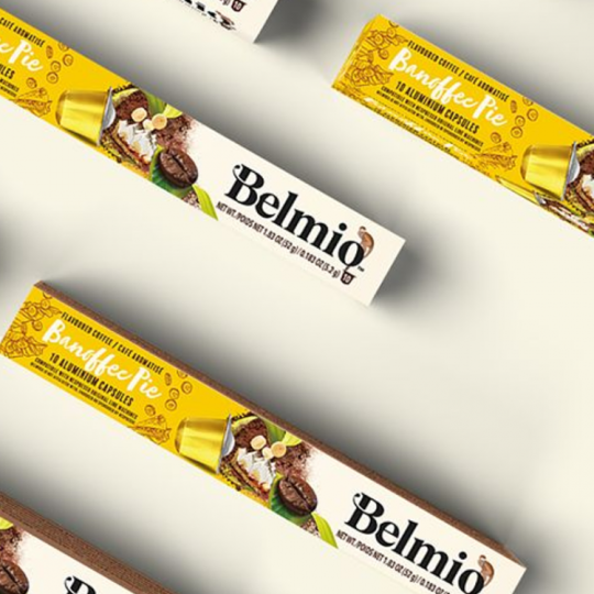 Набор кофе в капсулах Belmio Banoffee Pie стандарт Nespresso  12 упаковок (120 КАПСУЛ)