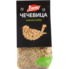 Чечевица «Bravolli» зеленая, 350 г