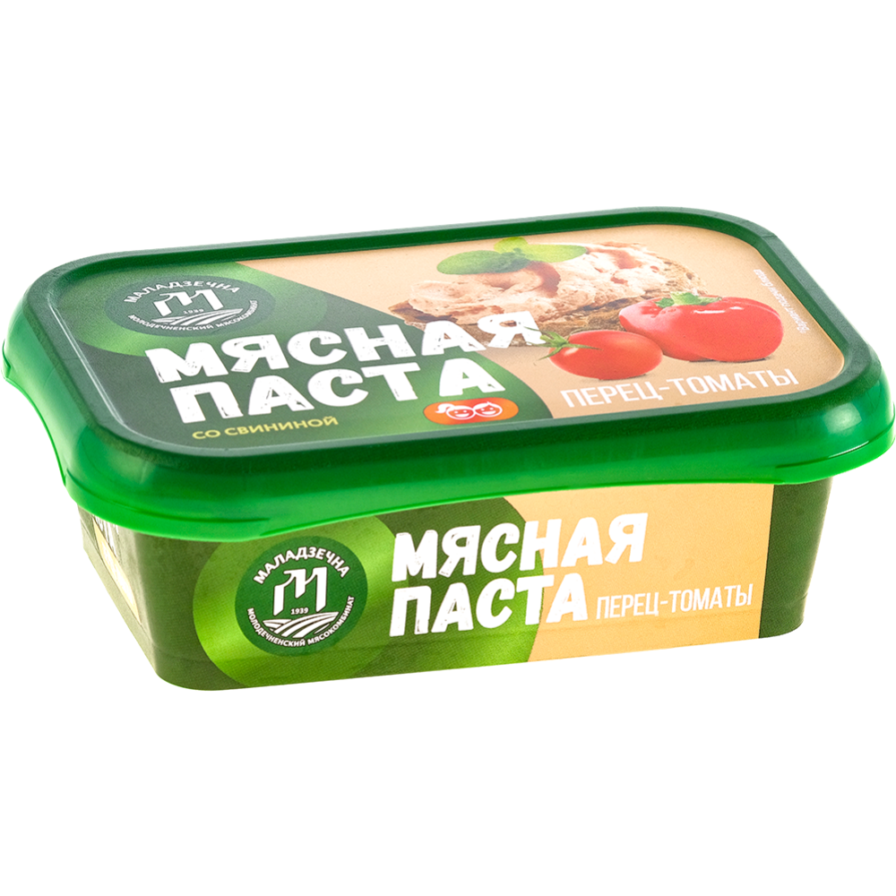 Продукт из свинины «Мясная паста Пепер томато» вареный, рубленый, 160 г #0