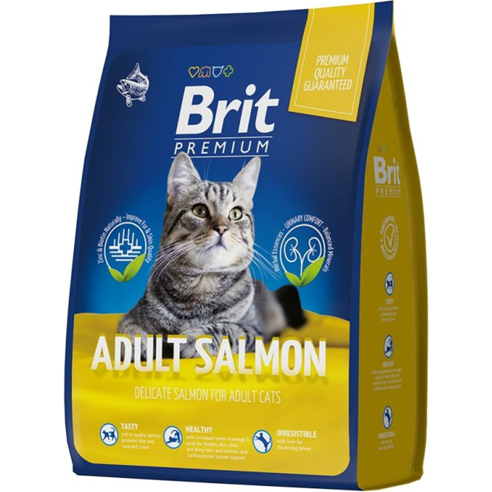 Корм для кошек «Brit» Premium Adult, лосось, 400 г