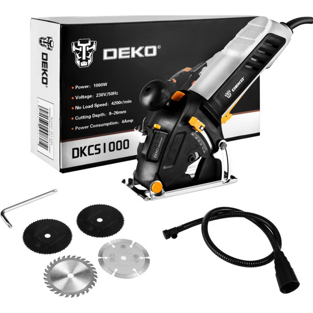 Циркулярная мини-пила «Deko» DKCS1000, 063-4201