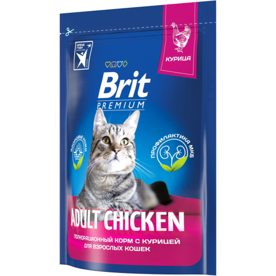 Корм для кошек «Brit» Premium Adult, курица, 400 г