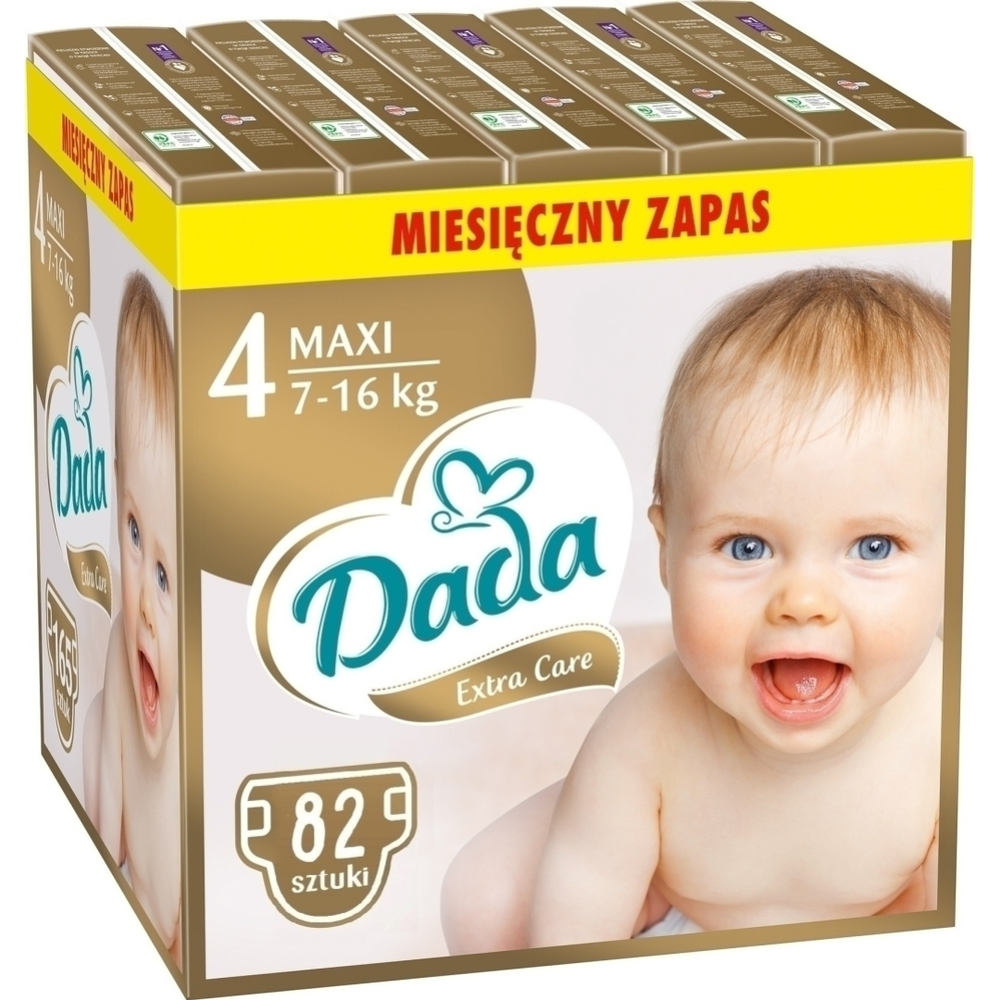 Подгузники «DADA» Extra Care, размер 4, maxi, 7-18 кг, 82 шт