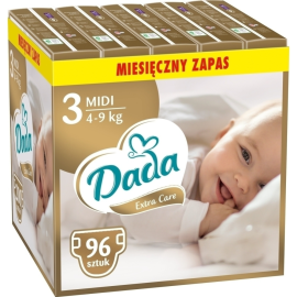 Подгузники «DADA» Extra Care размер 3, 4-9 кг, midi, 96 шт