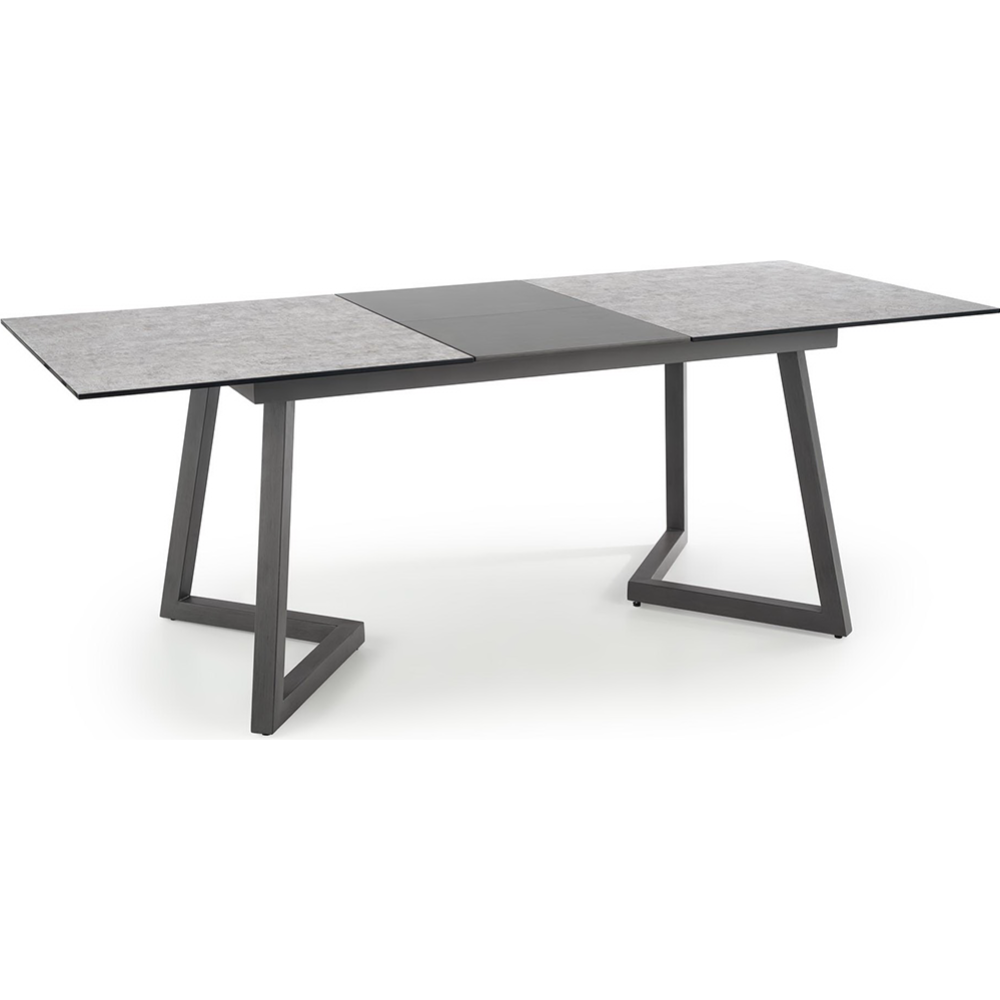 Обеденный стол «Halmar» Tiziano, раскладной, светло-серый/темно-серый, 160-210/90/76, V-CH-TIZIANO-ST