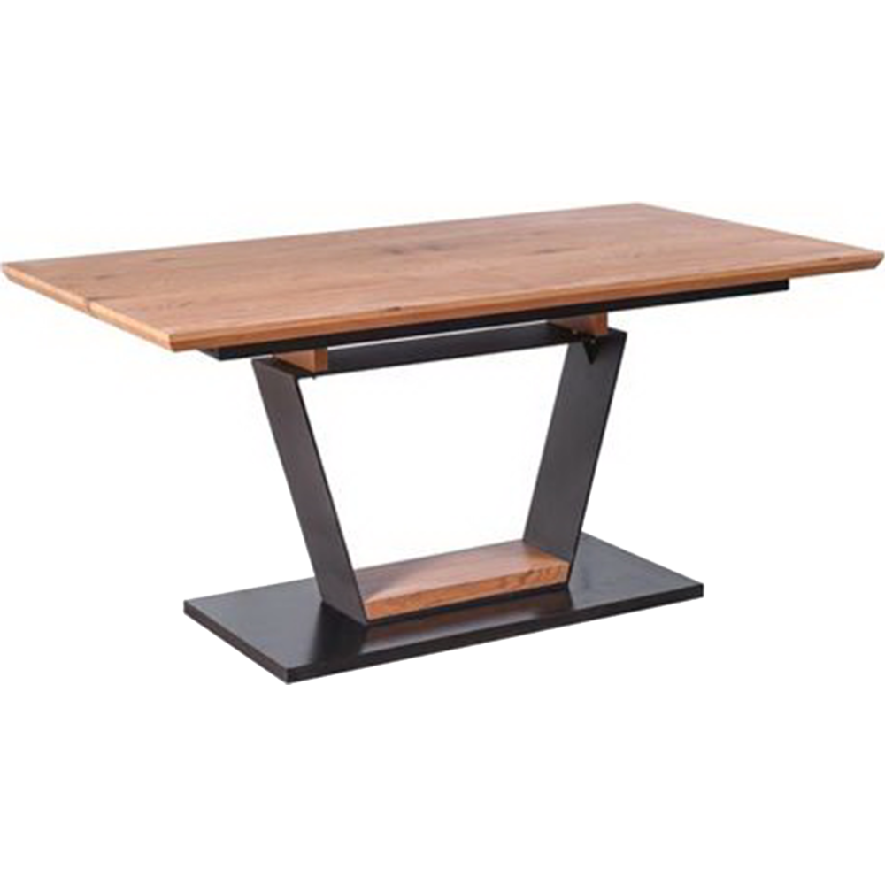 Обеденный стол «Halmar» Urbano, раскладной, дуб золотой/черный, 160-220/90/77, V-CH-URBANO-ST