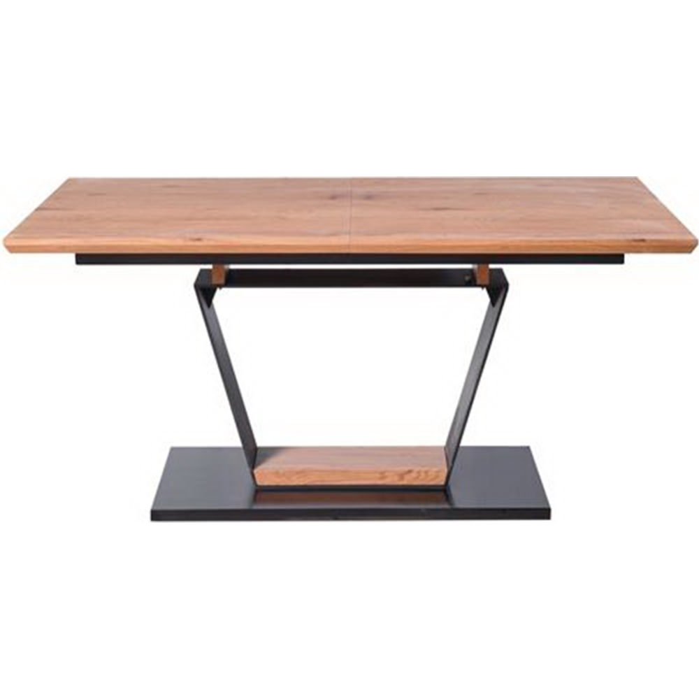 Обеденный стол «Halmar» Urbano, раскладной, дуб золотой/черный, 160-220/90/77, V-CH-URBANO-ST