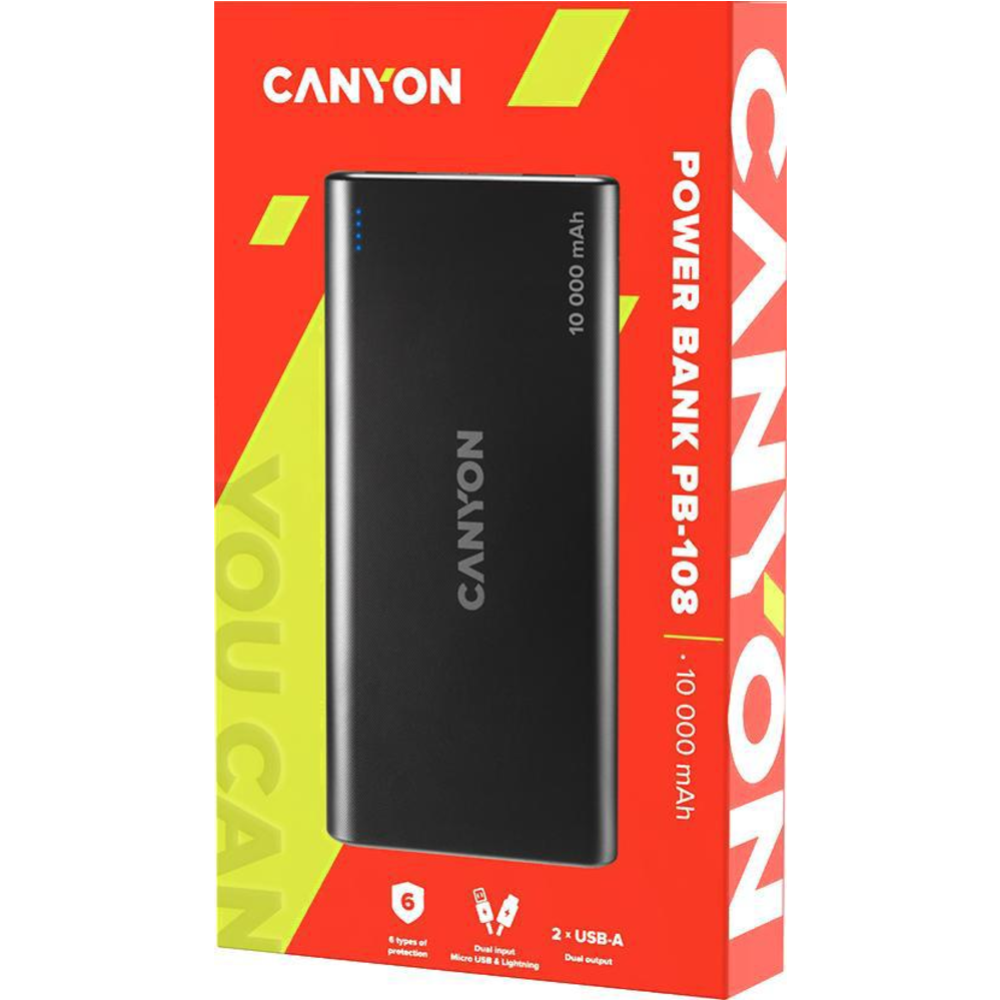 Портативное зарядное устройство «Canyon» CNE-CPB1008B