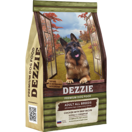 Корм для собак «Dezzie» Adult Dog, курица/говядина, 800 г