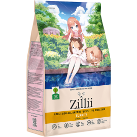 Корм для собак «Zillii» Adult Dog Sensitive Digestion, индейка, 15 кг