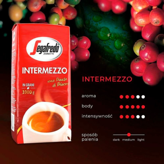 Кофе в зернах «Segafredo» Intermezzo, 1 кг