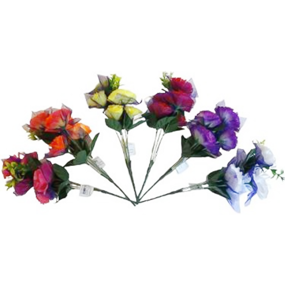 Цветок искусственный «Гвоздика» BY-700-55, 5 цветков, 31 см #0