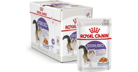 Влажный корм для кошек Royal Canin Sterilised в желе, 85 гр х 28 шт.