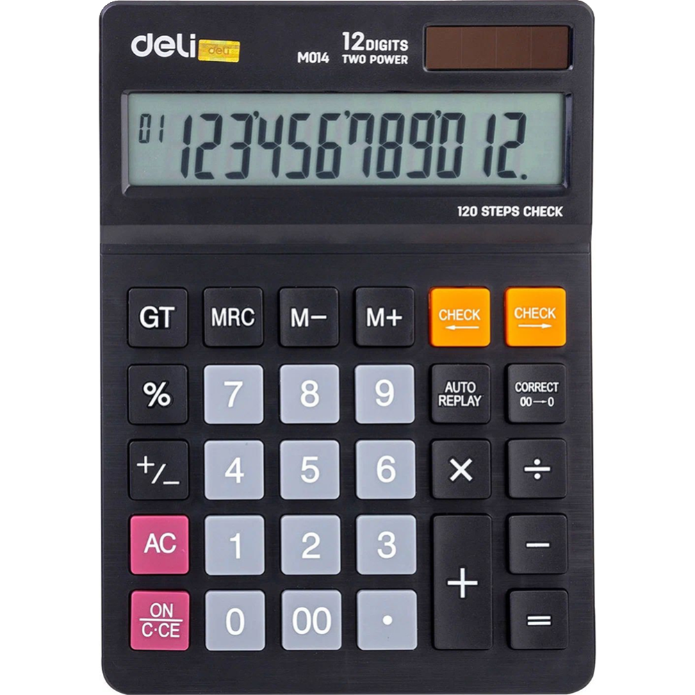 Калькулятор «Deli» EM01420, черный
