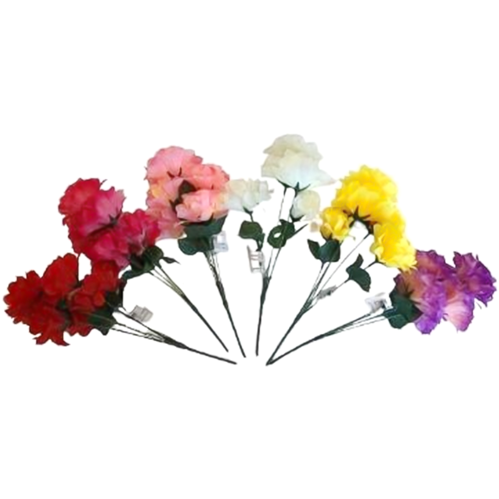 Цветок ис­кус­ствен­ный «Гвоз­ди­ка» BY-700-41, 5 цвет­ков, 30 см
