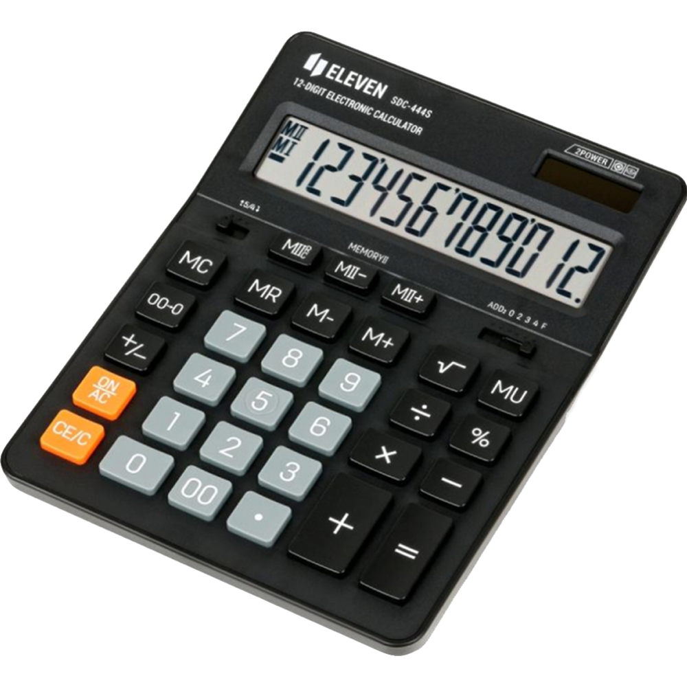 Калькулятор «Eleven» SDC-444S, черный