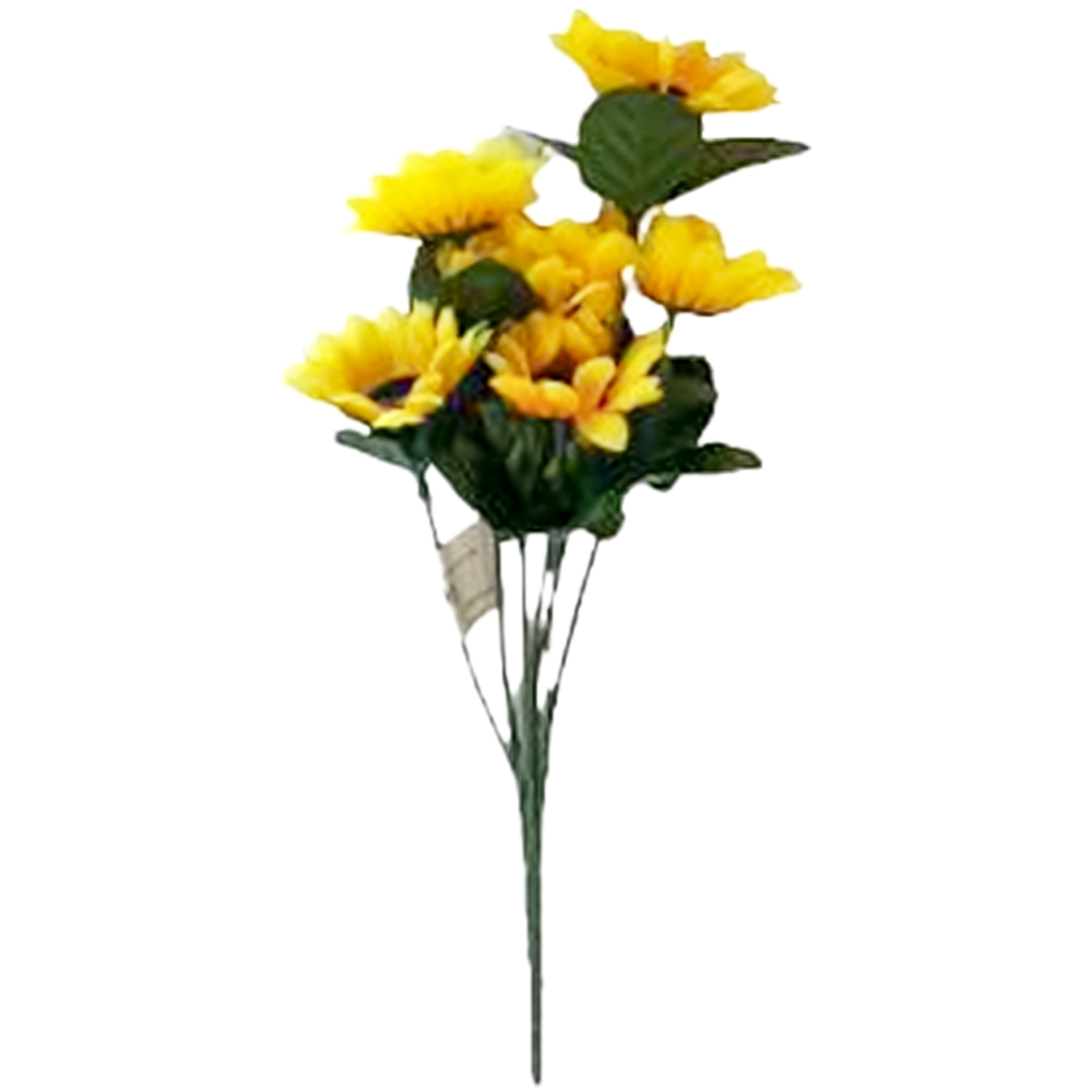 Цветок искусственный «Календула» BY-728, 7 цветков, 32 см #0