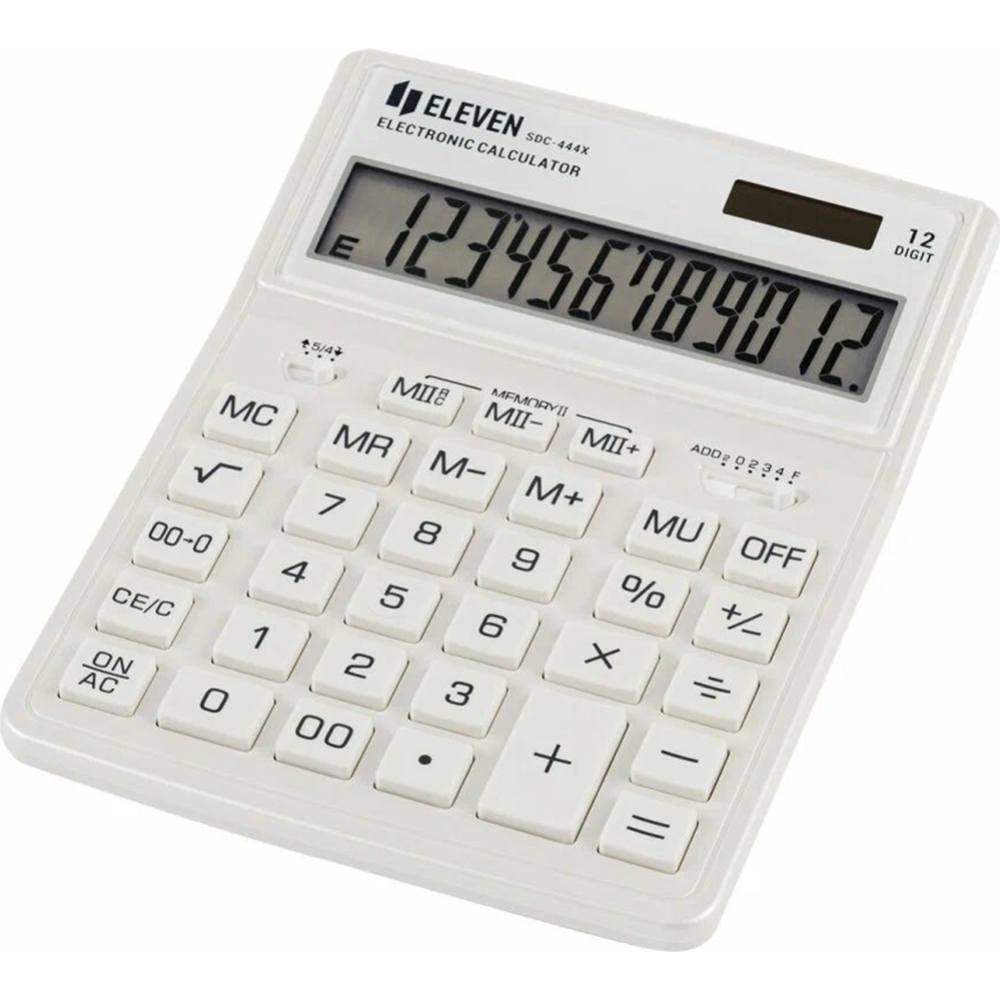 Калькулятор «Eleven» SDC-444X-WH, белый