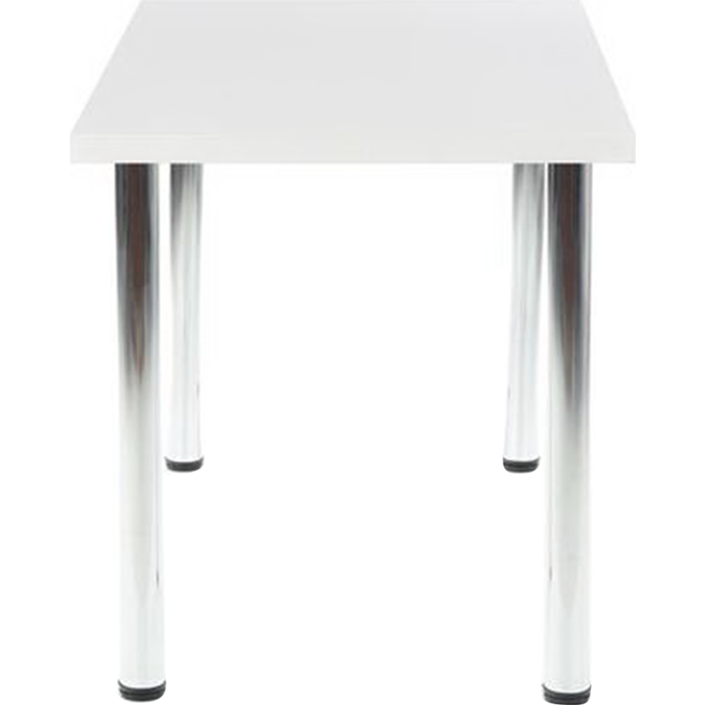 Обеденный стол «Halmar» Modex 120 белый/хром, 120/68/75, V-PL-MODEX-120-BIALY