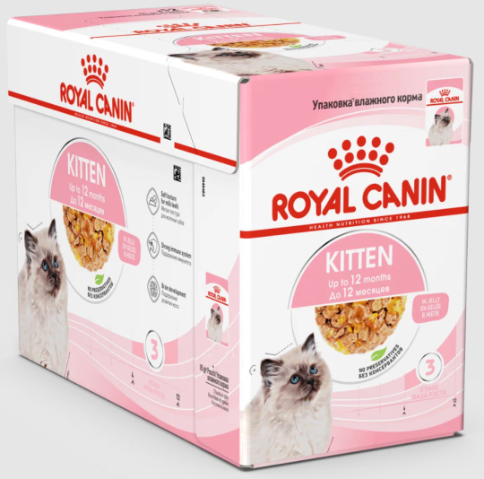 Влажный корм Royal Canin Kitten в желе, 85 гр х 28 шт.