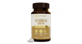Добавка к пище "Vitamin D3" ("Витамин D3") 5000ME, 90 таб; Nutraway
