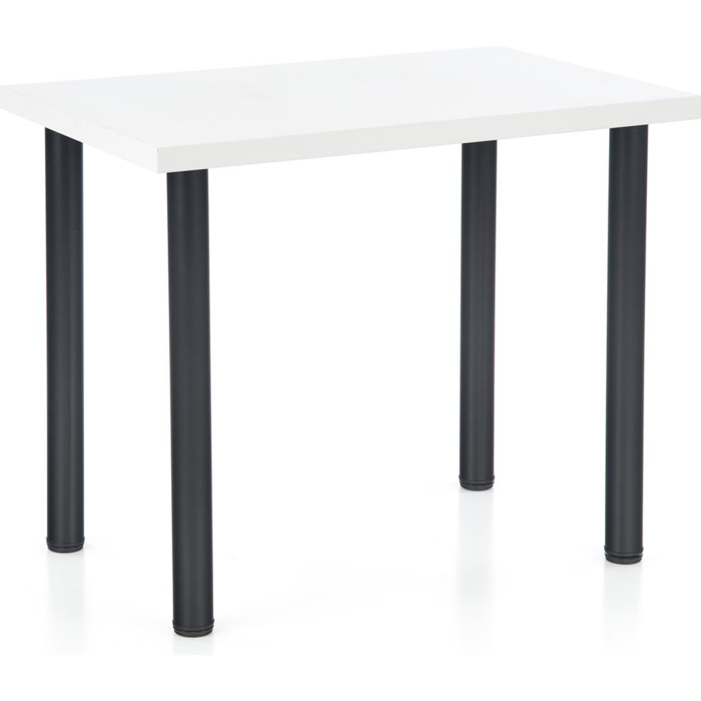 Обеденный стол «Halmar» Modex 2 белый/черный, 90/60/75, V-PL-MODEX 2-90-BIALY