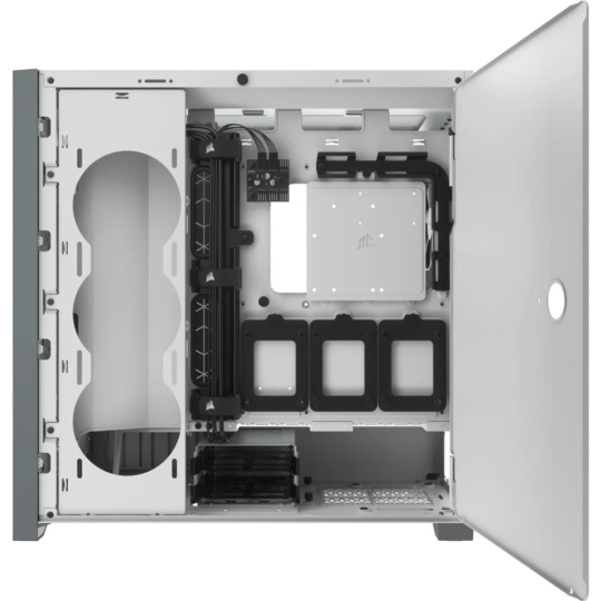 Корпус для компьютера «Corsair» 5000D AIRFLOW Tempered Glass Mid-Tower ATX, White, CC-9011211-WW